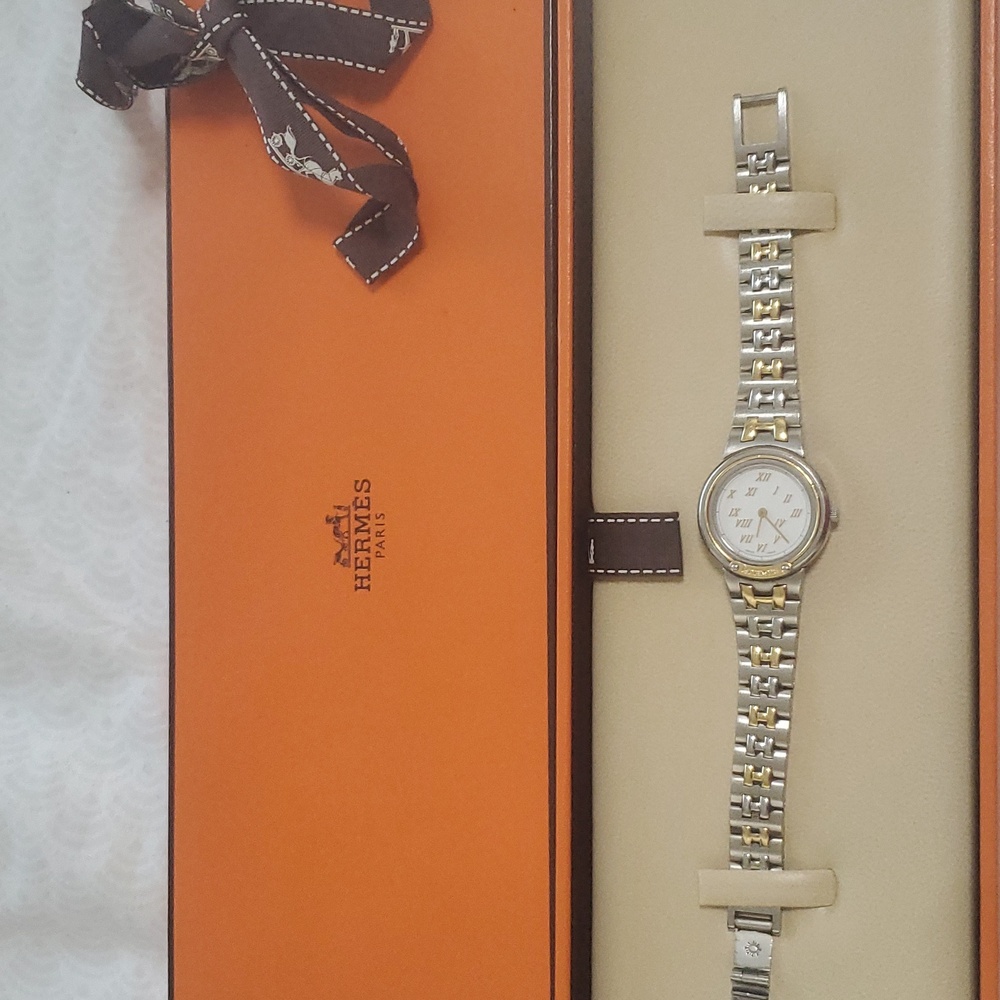 Auth Herms Meteor Watch & Display Case Box. - image 2